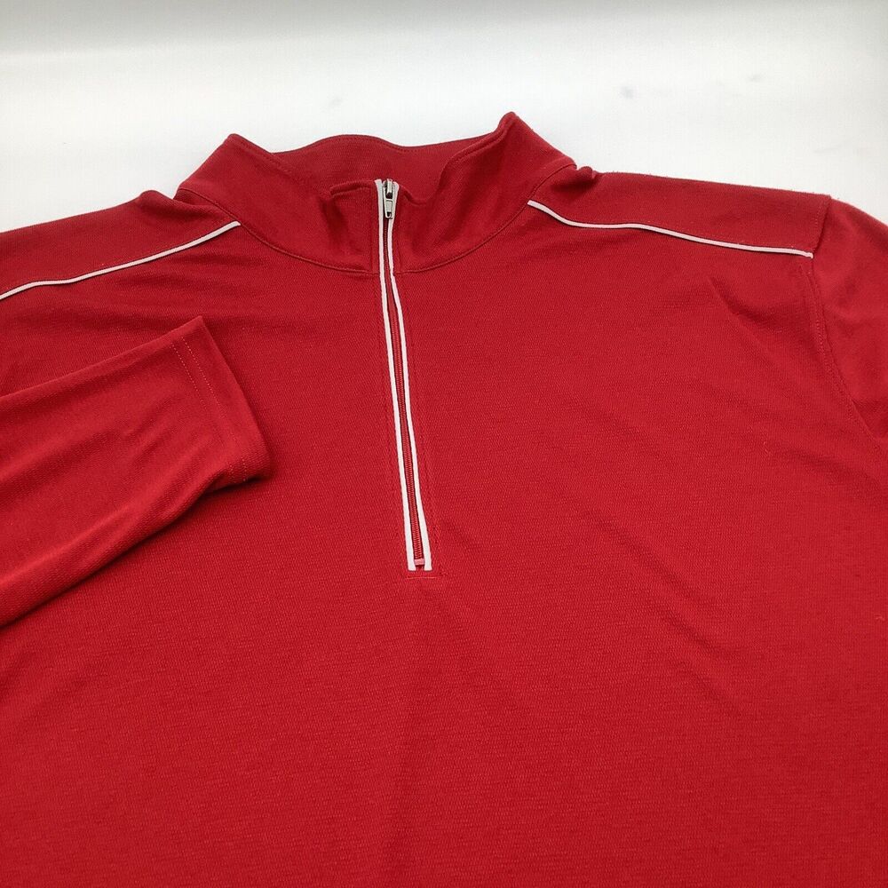 Gear For Sports Athletic Cardinal Classic Jacquard 1/4 Zip Pullover‎ Size XL NWT